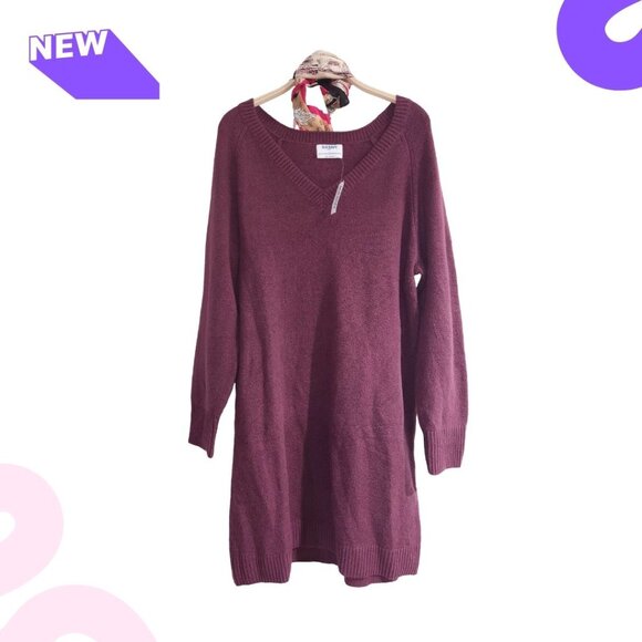✨ OLD NAVY | Women's Cherry Bark Mini Sweater Dress - Picture 2 of 5